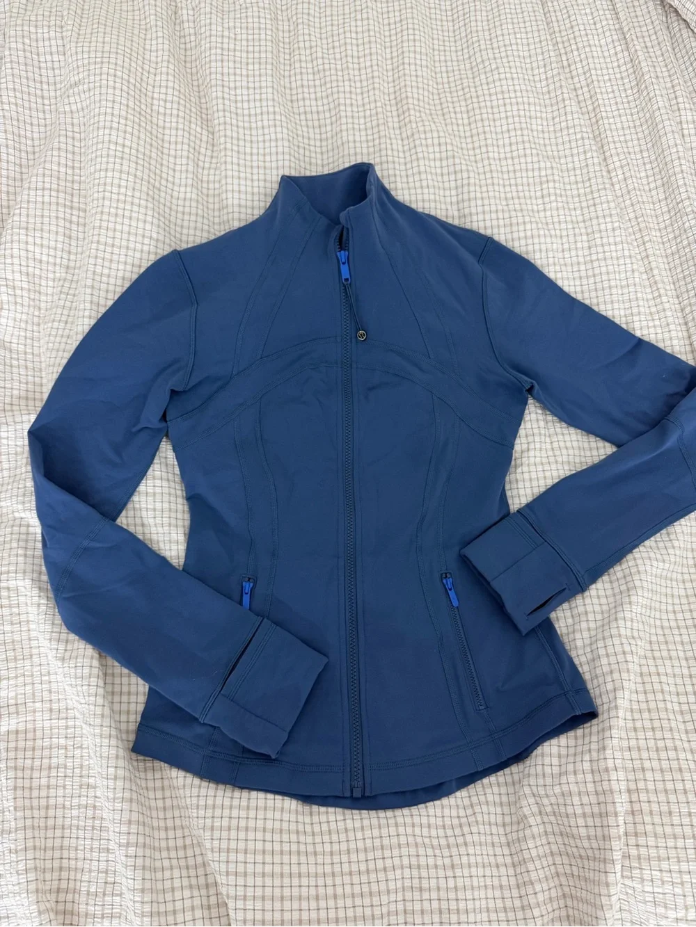 lululemon athletica Deep Navy Zip-Up Sculpt Jacket